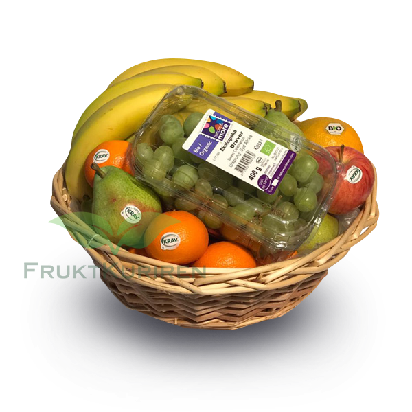 Fruktkorg till jobbet: Fruktkorgar Standard, Premium, Eko och Banan+